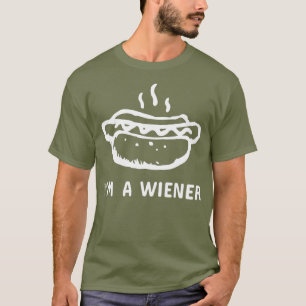 Grappige Hot Dog Wiener Worst Pun T-shirt
