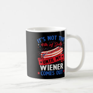 Grappige hotdog Het is niet de 4e juli tot mijn vr Koffiemok