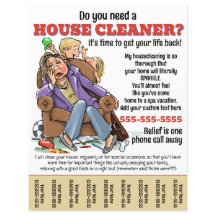 Grappige Housecreaning Service Home Huishoudster P