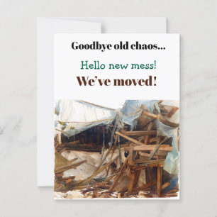 Grappige housewarming party uitnodiging verhuizen