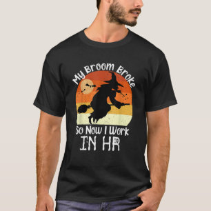 Grappige HR Heks Human Resources Halloween Kostuum T-shirt