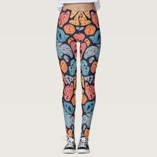 grappige huid leggings (Voorkant)
