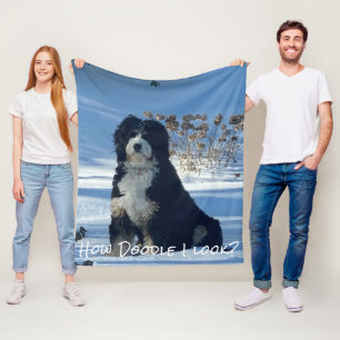Grappige Huisdecoratie voor Doodle Hondenliefhebbe Fleece Deken