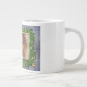 Grappige huisdier kerstfoto extra grote beker (Rechts)