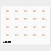 Grappige Hulp Ronde Sticker (Vel)