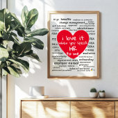 Grappige Human Resources Art voor Kantoor Poster