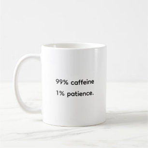 Grappige Humor Quote Sarcasm Coffie Addict Psychis Koffiemok