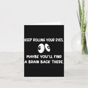 Grappige Humor Sarcasme Introvert Quote Blijf Roll Kaart