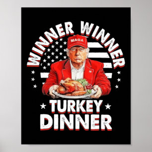 Grappige Humor Trump Winner Turkije Diner dan Poster
