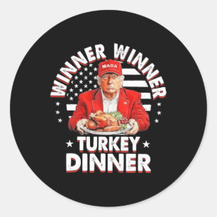 Grappige Humor Trump Winner Turkije Diner dan Ronde Sticker