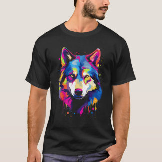 Grappige Husky hond huisdier hond T-shirt