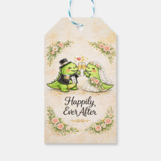 Grappige huwelijksbedankingscadeautag cadeaulabel