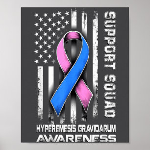 Grappige Hyperemesis Awareness Gravidarum Squad St Poster
