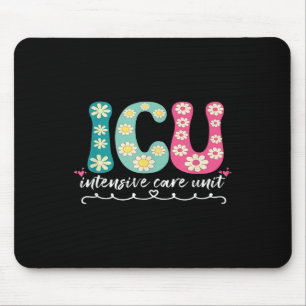 Grappige ICU verpleegkundige intensive care unit v Muismat
