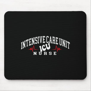 Grappige ICU-verpleegster Intensive Care Unit-verp Muismat