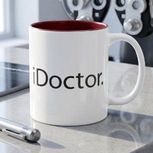 Grappige iDoctor Optometrist Oogarts Humor Koffiemok