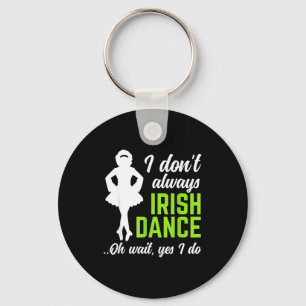 Grappige Ierse Dans Meisjes Vrouwen St. Patrick's Sleutelhanger