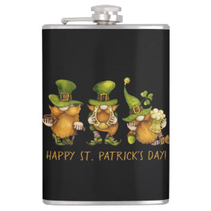 Grappige Ierse kabouters Fijne St. Patrick's Dag Heupfles