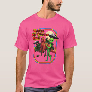 Grappige Ierse Setter Alien Je bent Uitverkoren Ee T-shirt