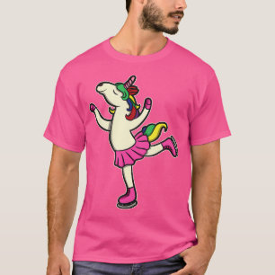 Grappige ijsdansende eenhoorns voor ijsdansende me t-shirt