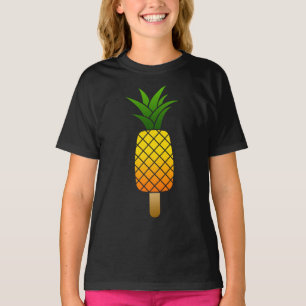 Grappige Ijsdruppel Ananas Verfrissende Zomerfruit T-shirt