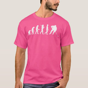 Grappige ijshockey evolutie voor ijshockey spelers t-shirt