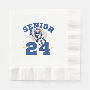 Grappige ijshockey senior 2024 servet