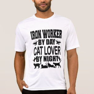 Grappige IJzerbewerker overdag, Kattenliefhebber ' T-shirt