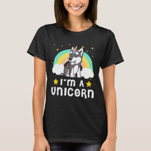 Grappige Ik Ben Een Eenhoorn Truien Siberische Hus T-shirt
