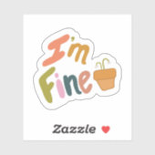 Grappige Ik Ga Goed Sticker (Vel)