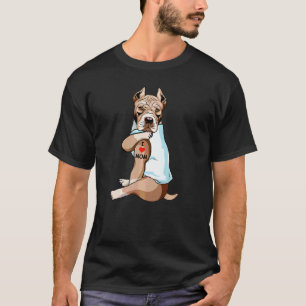 Grappige 'Ik hou van mama' tatoeage Amerikaanse Pi T-shirt