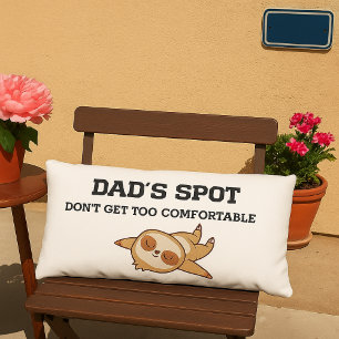 Grappige illustratie DADS SPOT Leuk cadeau voor pa Kussen