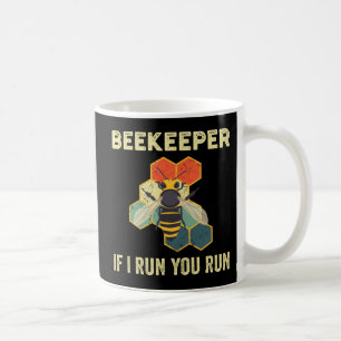 Grappige imker bijenhoningraat bijenteelt koffiemok