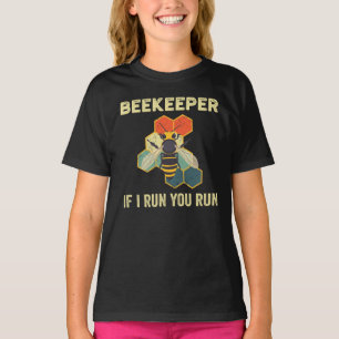 Grappige imker bijenhoningraat bijenteelt t-shirt