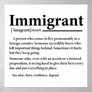 Grappige immigranten definitie immigranten immigra poster