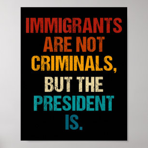 Grappige immigranten zijn geen criminelen, maar de poster