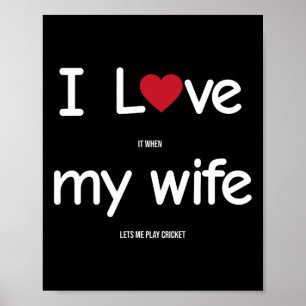 Grappige Indiase Pakistaanse vrouw Husnd Quote Cri Poster