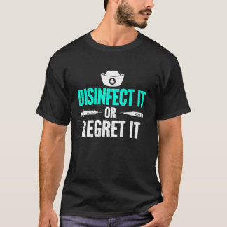 Grappige infectiebestrijdingsverpleegster infectie t-shirt