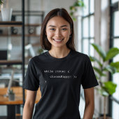 Grappige Infinite Loop Kies Happy Programmer T-shirt