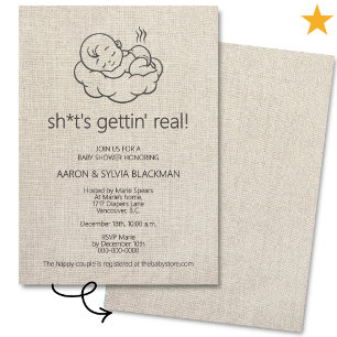 Grappige Informele Minimalistische Stinkende Baby Kaart