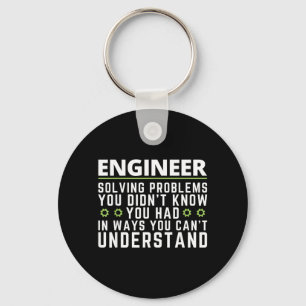 Grappige Ingenieur Sarcasme Citaat Engineering Hum Sleutelhanger