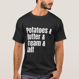 Grappige ingrediëntenlijst voor Thanksgiving aarda T-shirt