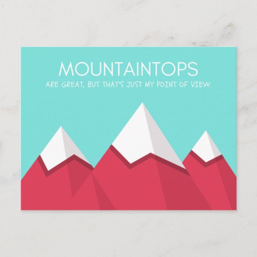 Grappige inkt en Aqua Briefkaart (Voorkant)