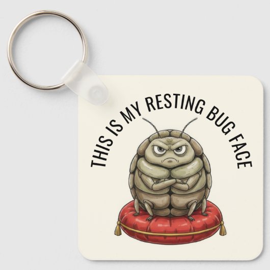Grappige insectenbug sleutelhanger (Voorkant)