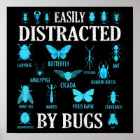 Grappige insectenliefhebber bugs gemakkelijk afgel