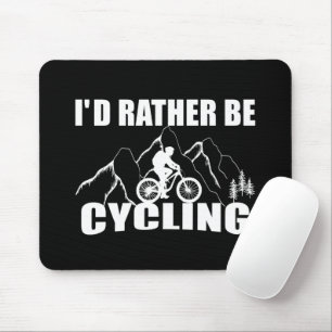 grappige inspirerend fietscitaten muismat