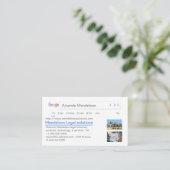 grappige internetpromotie visitekaartje (Staand voorkant)