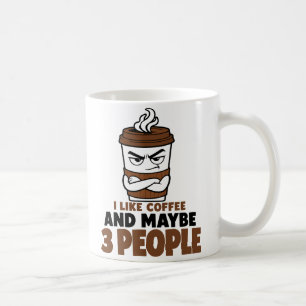 Grappige introvert koffiemok anti sociaal humor ca