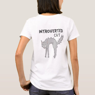 Grappige introverte kat T-shirt | cadeau voor vrie