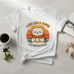 Grappige Introverte Kattenmoeder Cadeau Dames Tri-Blend Shirt